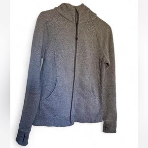 lululemon athletica Scuba Gray full Zip Sweatshirt